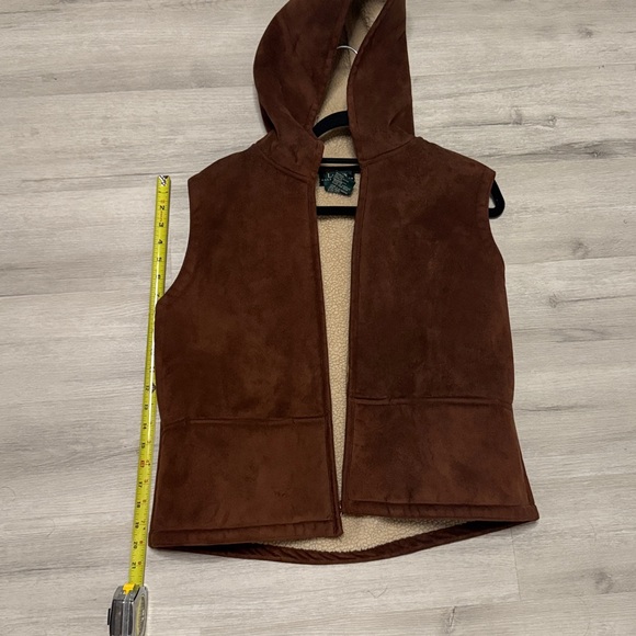 Lauren Ralph Lauren petite medium vest brown - Picture 6 of 8